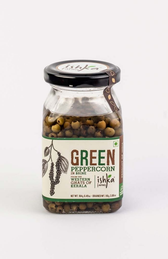 Buy Green Peppercorns in Brine Online Ishka Farms